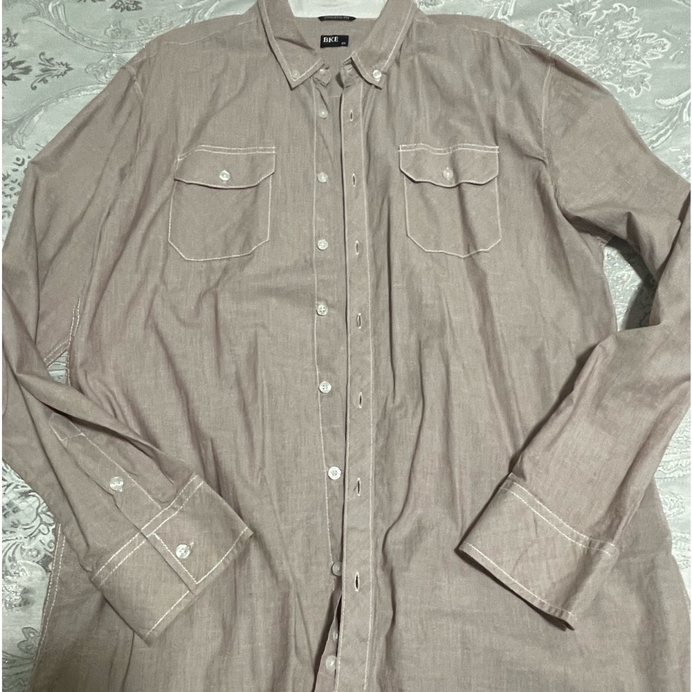 BKE by buckle athletic fit button up XL NWOT